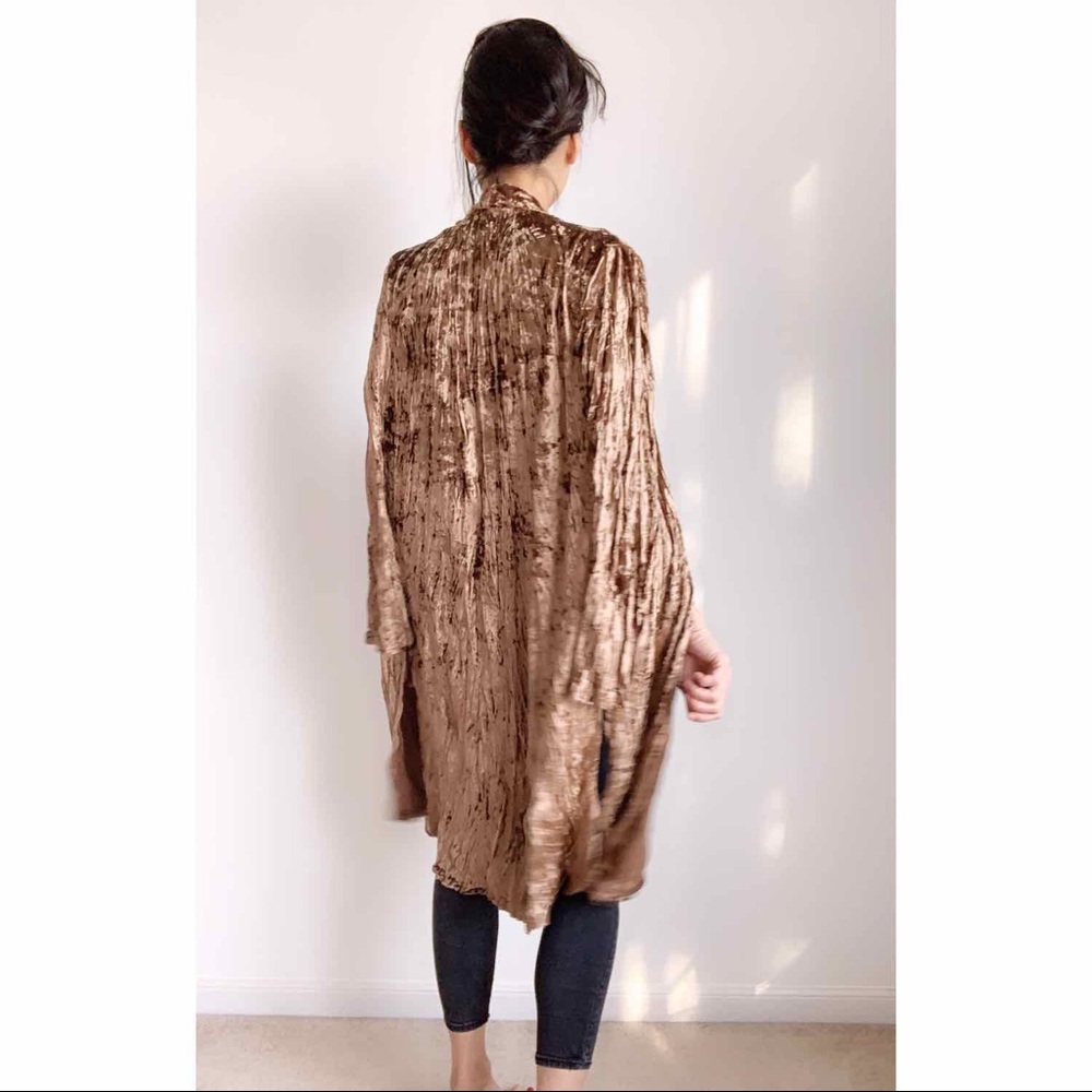 ! LAST 2! Copper Velvet Long Duster - Picture 2 of 8